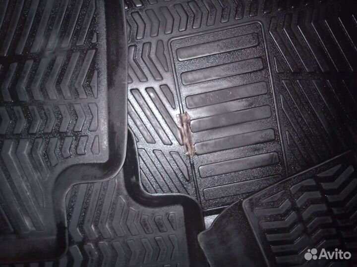 Автомобильные коврики резиновые Hyundai solaris