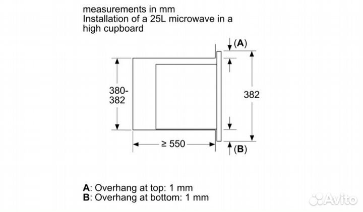 Встраиваемая микроволновая печь Bosch BEL653MW3