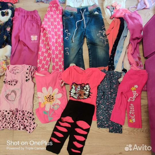 Пакет одежды для девочки 92-110