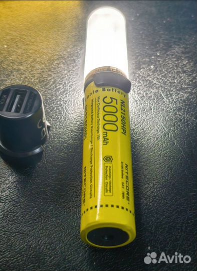Фонарик ledpowerbank 21700 Nitecore