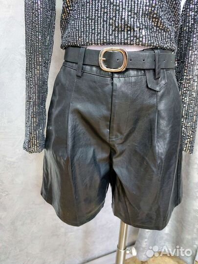 Шорты женские под кожу 42 44