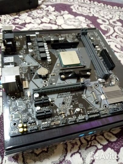 Материнская плата asus b450