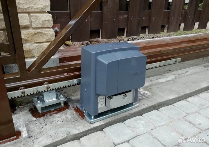 Откатные ворота. Под ключ