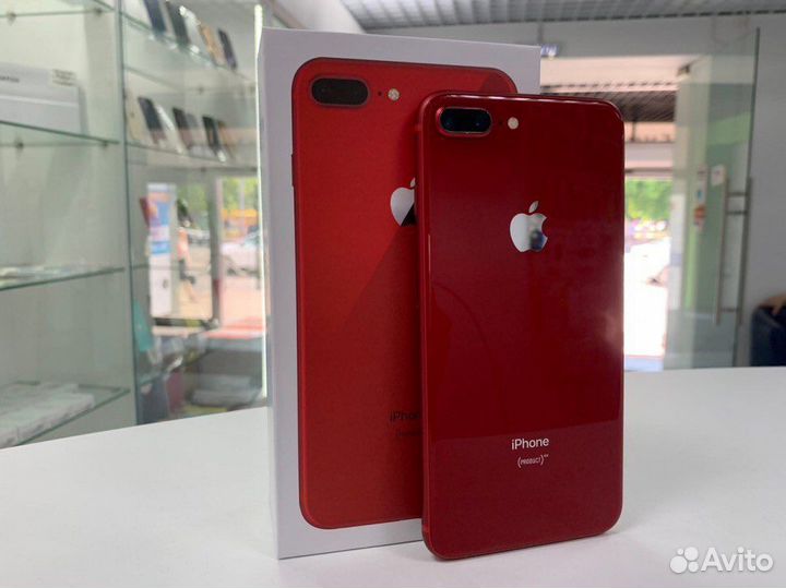 iPhone 8 plus red