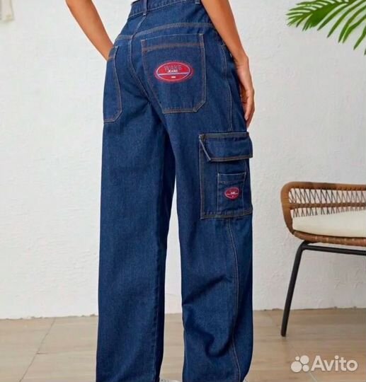 Джинсы широкие y2k