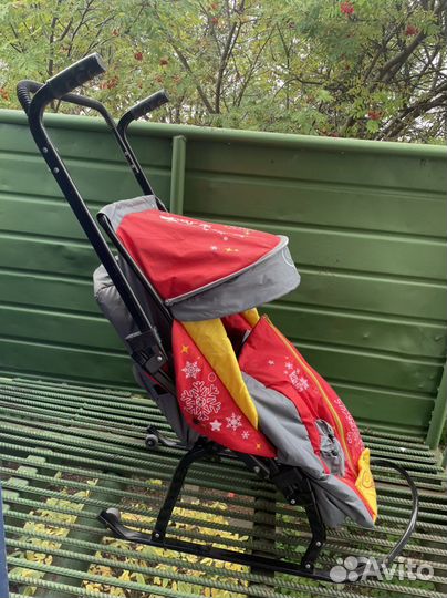 Сани коляска детские «Скользяшка»