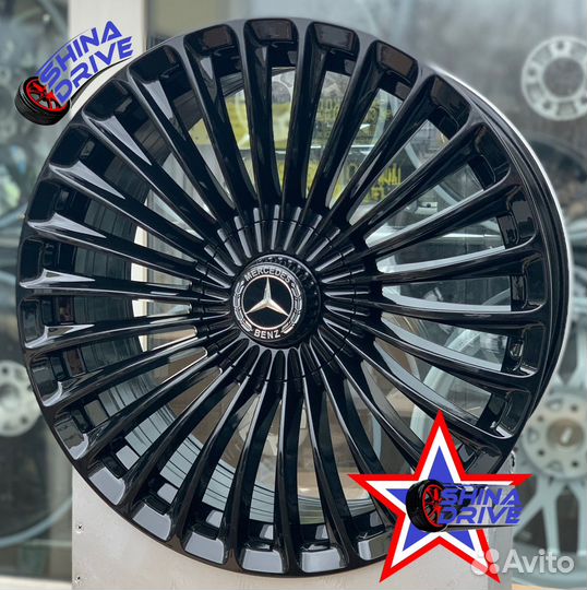 Диски Mercedes R20 5x112 Black Gloss одношир