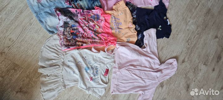 Летние наряды пакетом на девочку 98 104