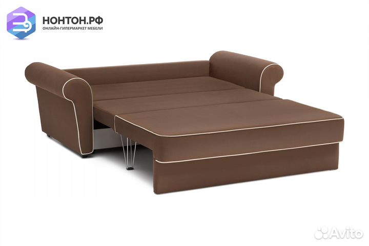 Диван еврокнижка Прованс коричневый