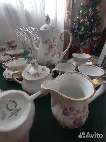 Сервизы ГДР, посуда и вазы СССР и др