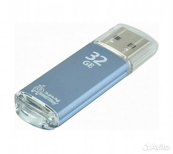 Флеш-накопитель Smartbuy V-Cut USB 2.0 32GB, синий
