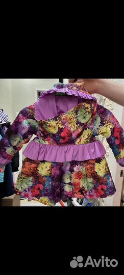 Ветровки/Куртка/плащ/пальто для девочки 98-104