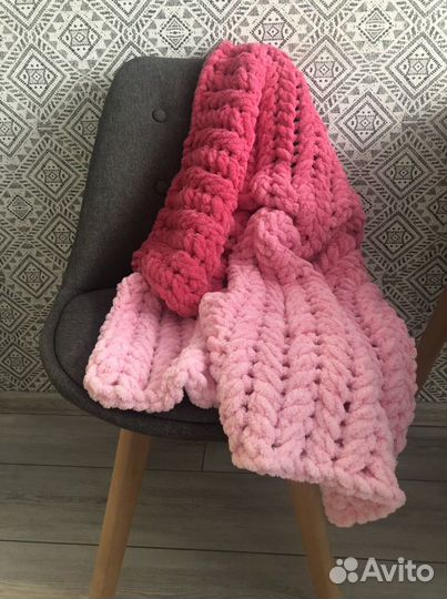 Плед детский плюшевый