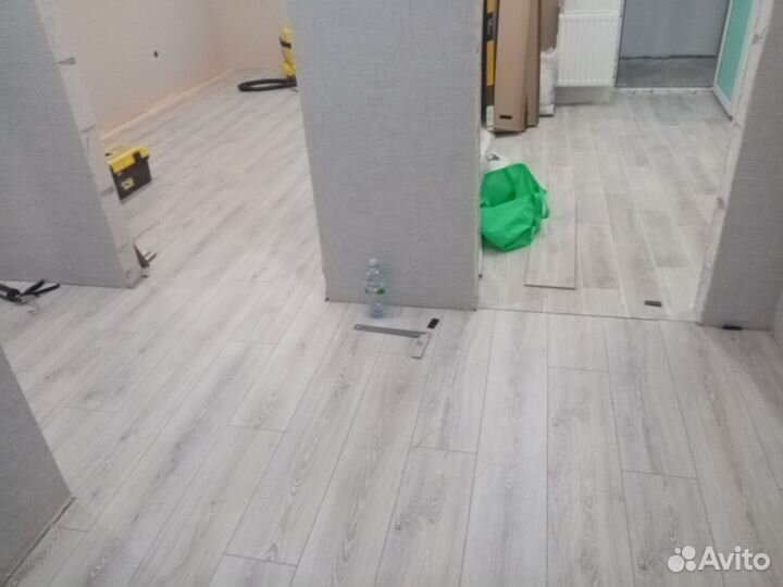 Укладка ламината, Поклейка обоев, Настил линолеума