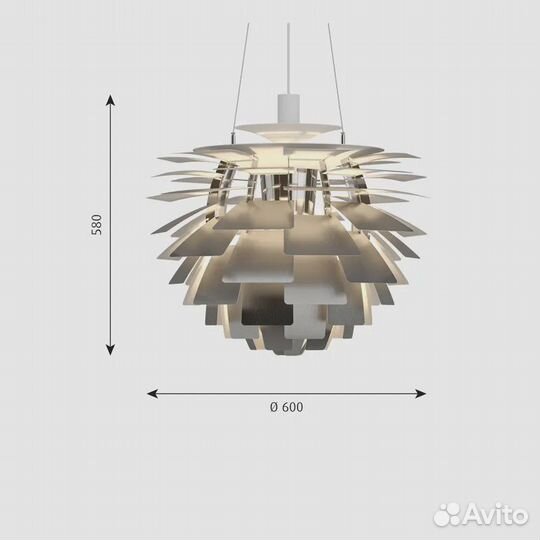 Люстра потолочная Artichoke D60