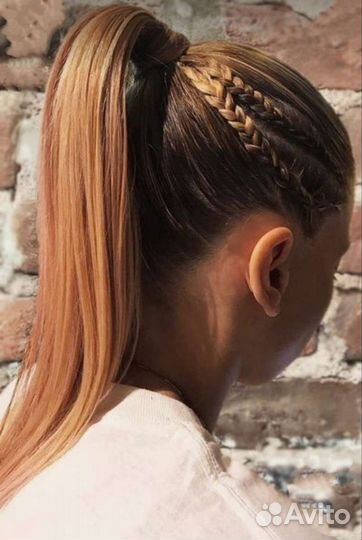 Косы, плетения, вечерняя укладка, канекалон, жгут