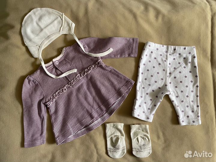 Детские вещи для новорожденных на девочку пакетом