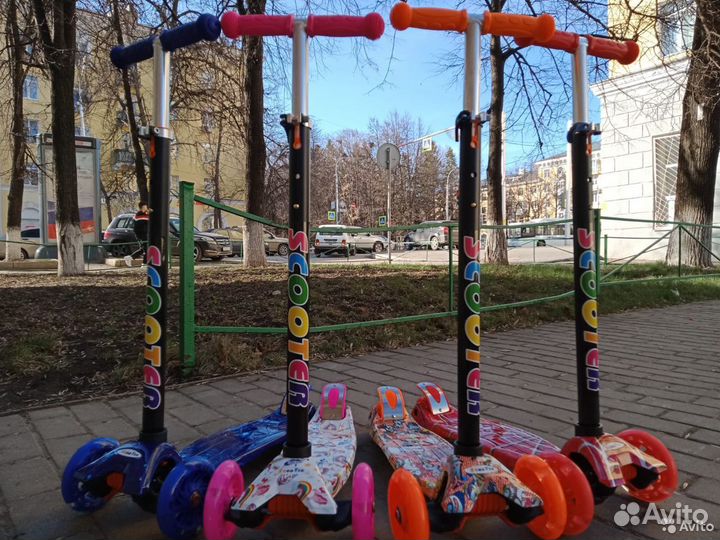 Самокат детский трехколесный