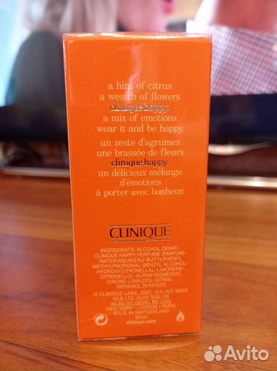 Clinique happy Casharel Noa женский парфюм