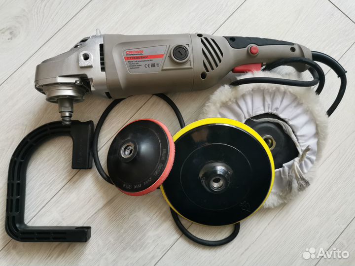 Полировальная машина Crown и средства полировки