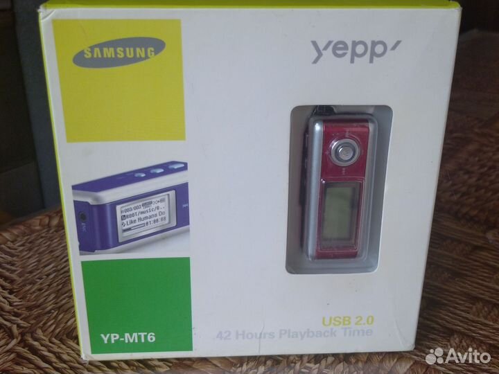 Mp3 плеер (диктофон) Samsung yepp yp-mt6