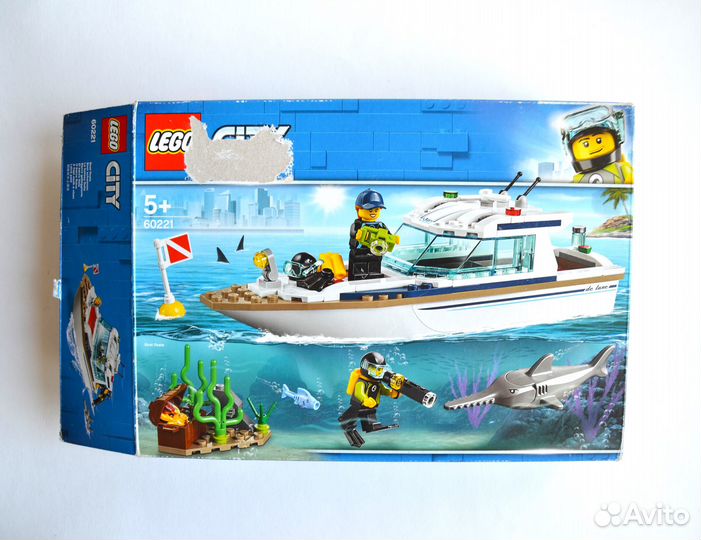 Набор лего сити 60221 яхта Lego City
