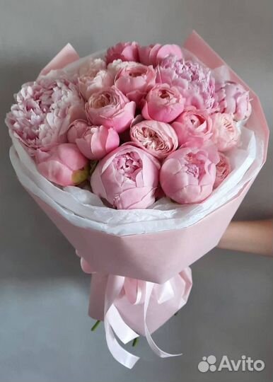 Букет из пионов, доставка букета из пионов