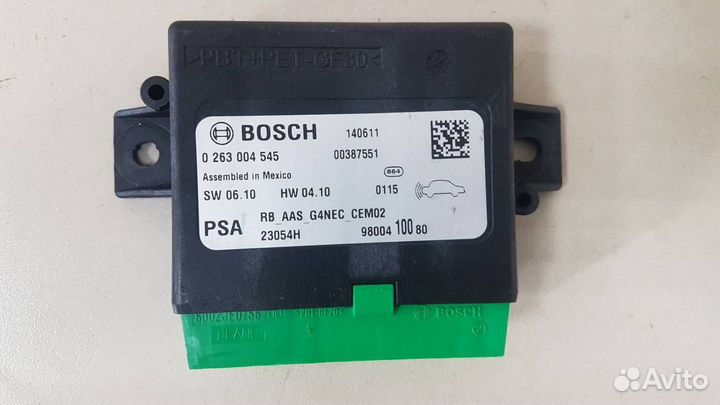 Блок управления парктроником Citroen C4 2011