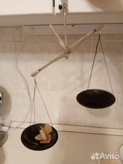 Весы равноплечие ручные. кзф, 1971г. 5г-100гр