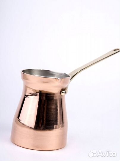 Турка для варки кофе MG 440мл олово, гладкая