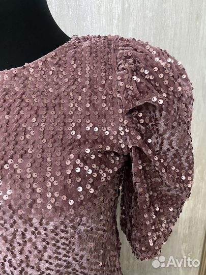 Блузка бархат с пайетками Savida