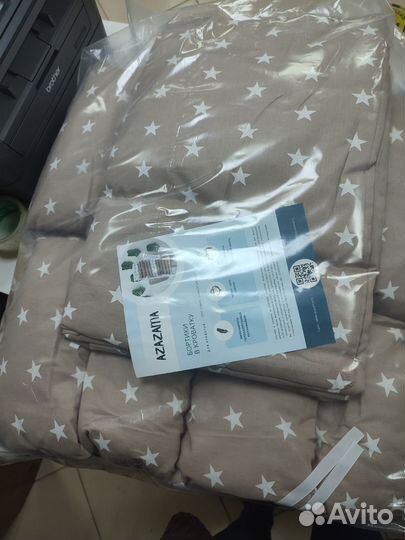 Бортики в детскую кроватку новые