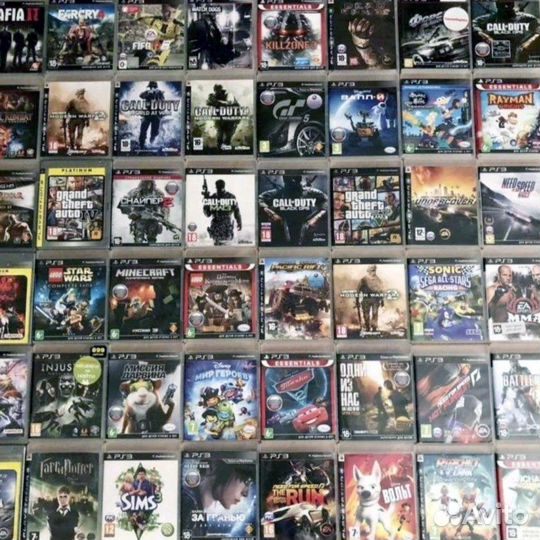 Игровые диски на playstаtiоn 3