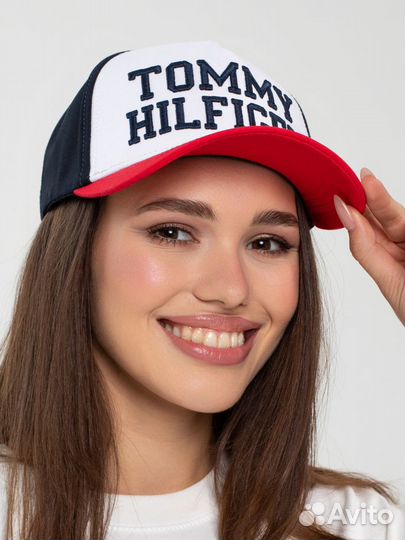 Кепка бейсболка женская 3-хцветная Tommy Hilfiger