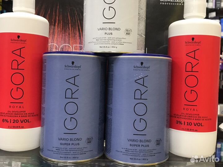 Осветляющий порошок Igora Vario Blond