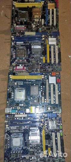 Платы 775 + mini itx cpu