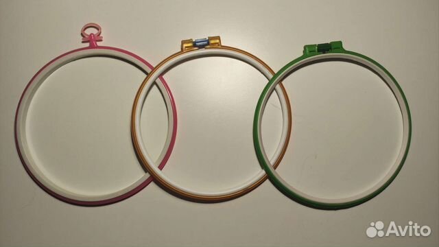 Пяльца пластиковые диаметр 20 см