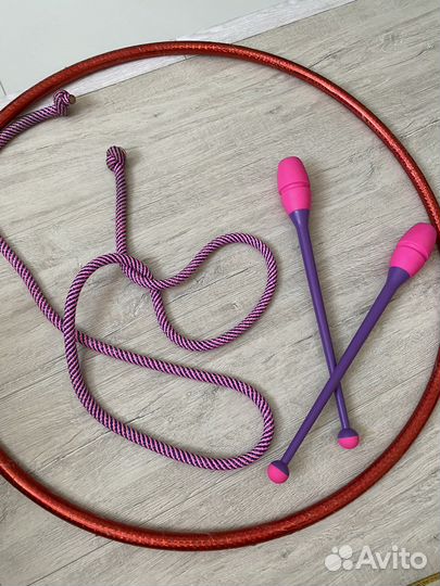 Обруч, скакалка, мяч