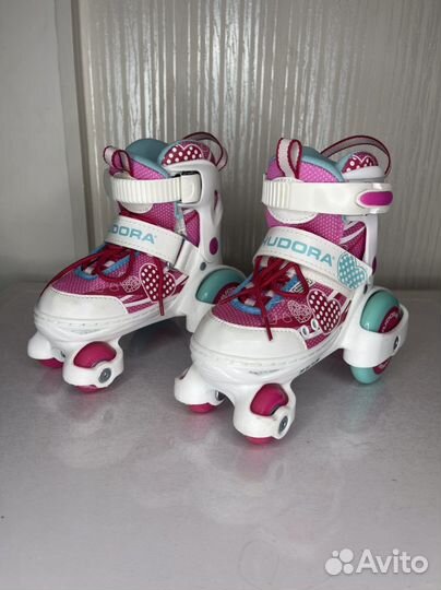 Ролики hudora my first quad girl 30-33