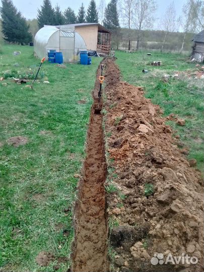 Копка колодцев септиков канализации под ключ