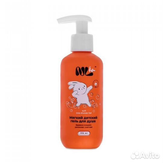 Мягкий детский гель для душа, 3+