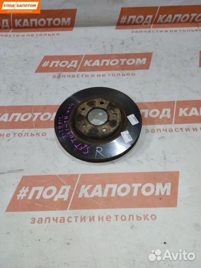 Диск тормозной передний Nissan X-Trail T31 2007