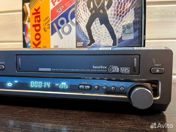 DVD S-VHS Tuner Ресивер 6head Samsung