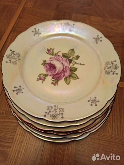 Чайный сервиз kahla гдр Перламутровая Роза