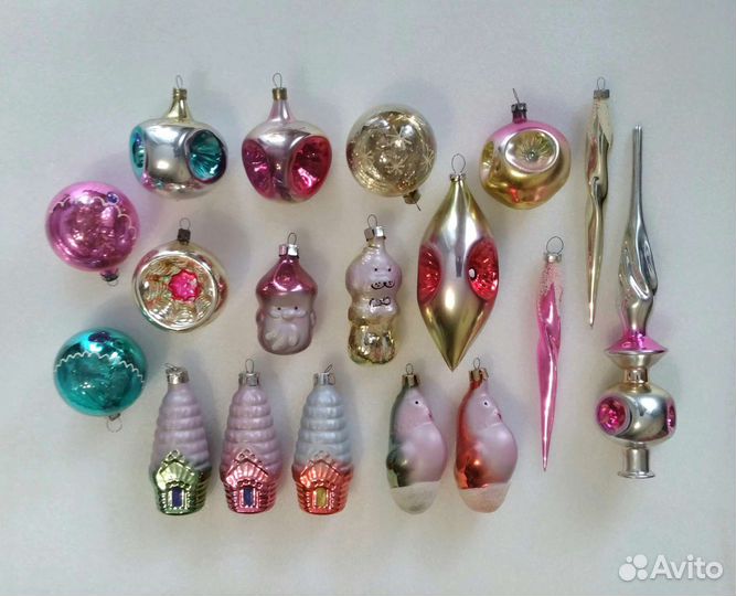 Елочные игрушки СССР