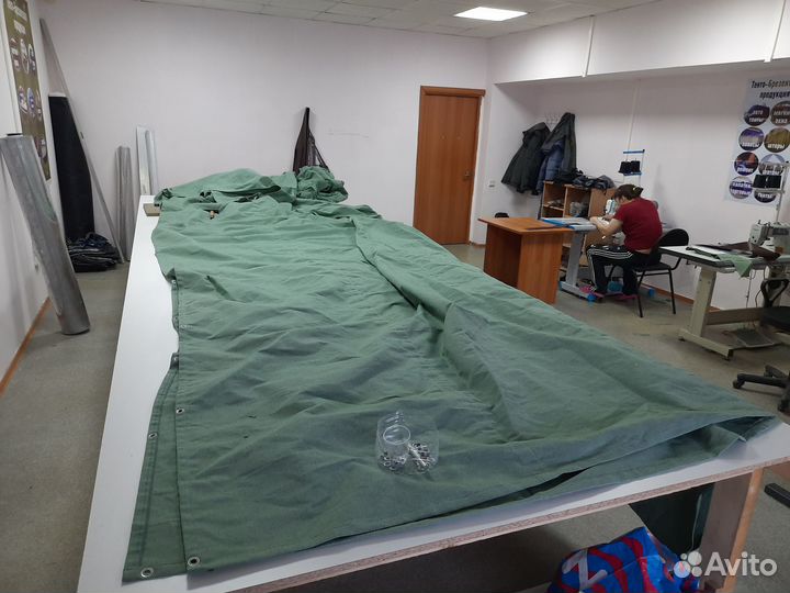 Полог из брезента