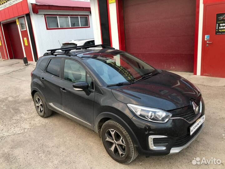 Багажник на крышу Рено Каптюр черное крыло