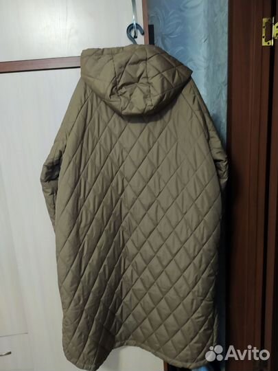 Пальто демисезонное стеганое 58 размер