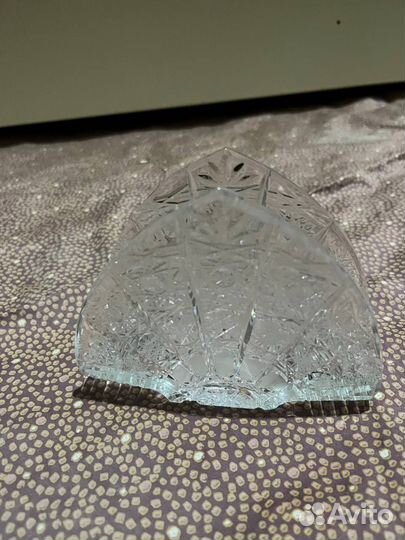 Хрустальная салфетница