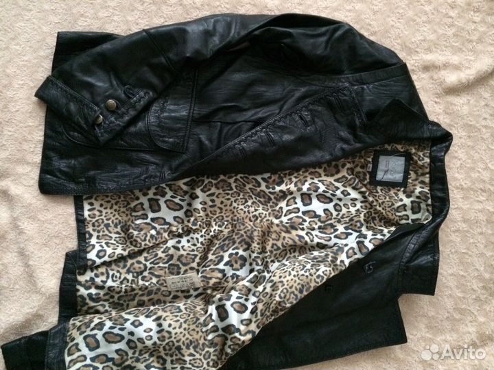 Куртка кожаная